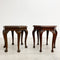 Set Of Three Art Deco Hexagonal Coffee and Side Tables