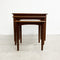 Mid Century Parker Teak Nest Of Tables - Restored