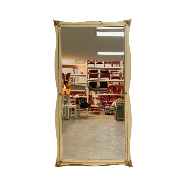 arge Vintage Wavy Wall Mirror