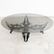 MID CENTURY AUSTRALIAN BRUTALIST OVAL COFFEE TABLE