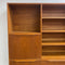 Mid Century Macrob Teak Wall unit with Cocktail Cabinet