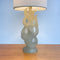Mid Century Italian Maurizio Tempestini 1950s Carved Alabaster Sculptural Table Lamp Base