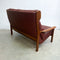 Mid Century 1970’s Tessa Delmont Two Seater Leather Sofa