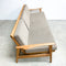 Australian Coachwood Mid Century Click Clack Flat Folding Lounge