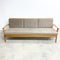 Australian Coachwood Mid Century Click Clack Flat Folding Lounge