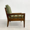 Mid Century Avalon Solid Wood Armchair with New Cushion and Seat Covers