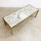 Mid Century Brass And Marble Coffee Table