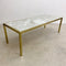 Mid Century Brass And Marble Coffee Table