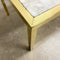 Mid Century Brass And Marble Coffee Table