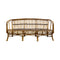 Antique 1930s Split Cane Sofa Lounge