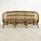 Antique 1930s Split Cane Sofa Lounge