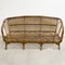 Antique 1930s Split Cane Sofa Lounge