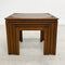 Mid Century Carved Top Solid Wood Nest of 4 Tables 1960s