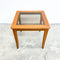 Mid Century Chiswell Teak And Glass Top Side Table