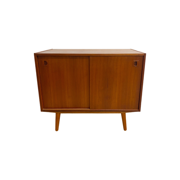 Mid Century Danish Compact Sideboard Cabinet