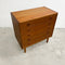 Mid Century Danish Teak Chest Of Five Drawers