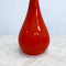 Mid Century Holmegaard Red Glass Teardrop Pendant Light