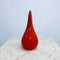 Mid Century Holmegaard Red Glass Teardrop Pendant Light