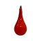 Mid Century Holmegaard Red Glass Teardrop Pendant Light