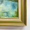 Mid Century Impressionist River Scene Acrylic Painting On Canvas