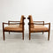 Rare Mid Century Läckö Easy Armchairs By Ingemar Thillmark