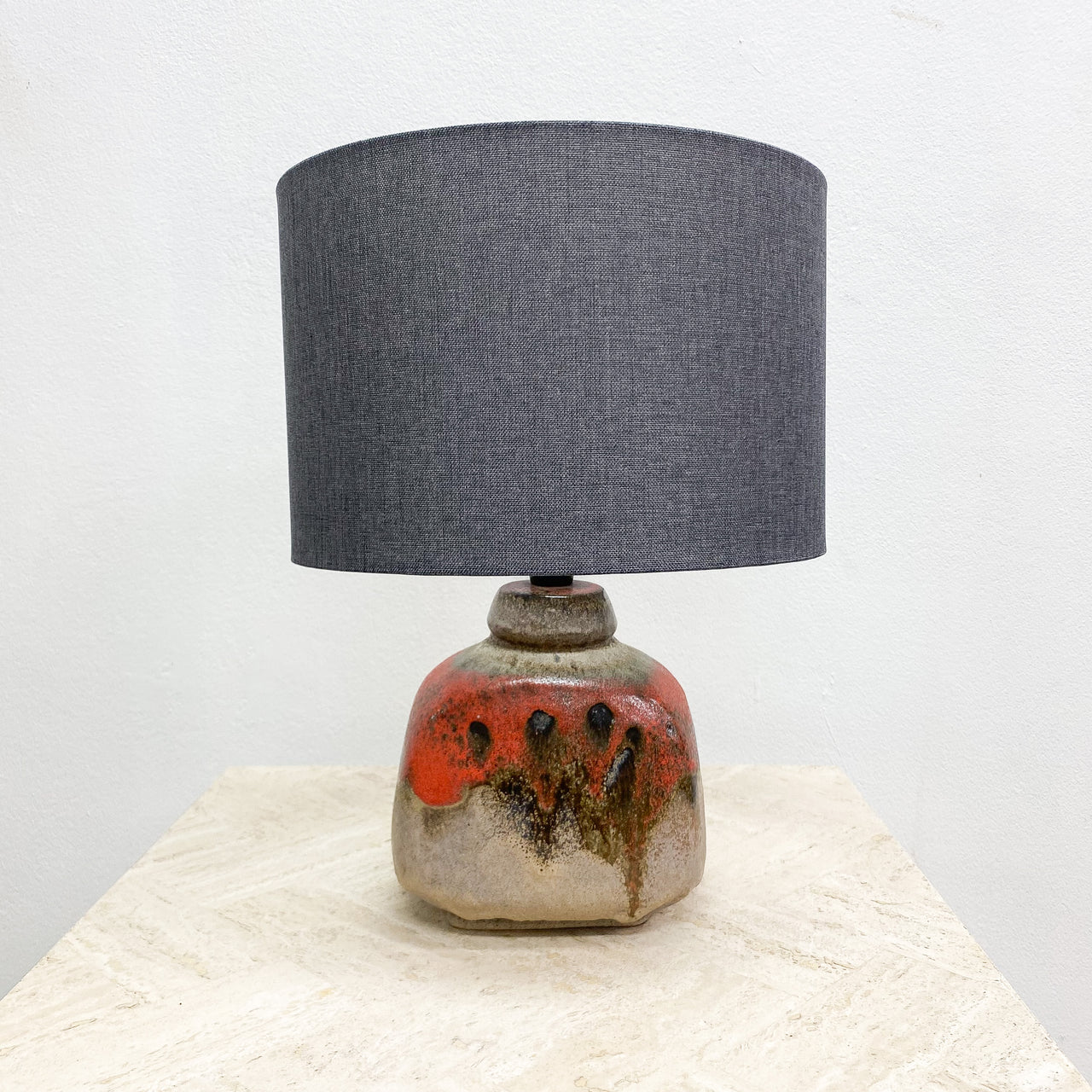 Mid Century Lava Glaze Lamp