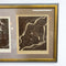Mid Century Linocut Artwork Of Nudes C1977