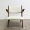 Mid Century Oak Danish Armchair By Arne Hovmand Olsen