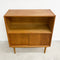 Mid Century Oak Danish Compact Bookshelf Cabinet