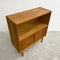 Mid Century Oak Danish Compact Bookshelf Cabinet