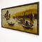 Mid Century Painting Of Junks And Boats