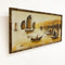 Mid Century Painting Of Junks And Boats