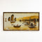 Mid Century Painting Of Junks And Boats