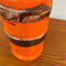 Mid Century Orange Glazed Table Lamp