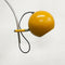 Mid Century Oslo Yellow Eyeball Arc Floor Lamp 1970s