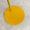 Mid Century Oslo Yellow Eyeball Arc Floor Lamp 1970s