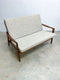 Mid Century Parker 2 Seater Lounge - Newly Upholstered