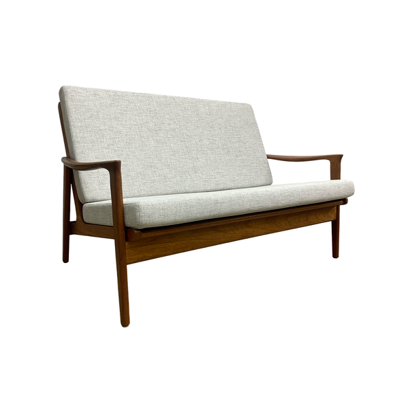 Mid Century Parker 2 Seater Lounge - Newly Upholstered
