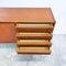 Mid Century Parker Extra Long Teak Lip Handle Sideboard