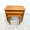 Mid Century Parker Nest Of 3 Side Tables