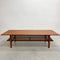 Mid Century Parker Rattan Shelf Coffee Table
