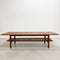 Mid Century Parker Rattan Shelf Coffee Table