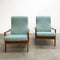 Mid Century Parker Teak Armchair With New Upholstery
