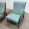 Mid Century Parker Teak Armchair With New Upholstery