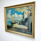 Mid Century Print of Coastal Boats at Rest