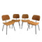 Mid Century Set of 4 Eames DCM Chairs Probably Made by Descon