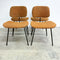 Mid Century Set of 4 Eames DCM Chairs Probably Made by Descon