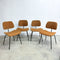 Mid Century Set of 4 Eames DCM Chairs Probably Made by Descon