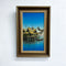 Mid Century Signed Oil Painting of Man In Boat