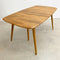 Restored Mid Century Solid Elm Ercol Grand Windsor Extension Dining Table